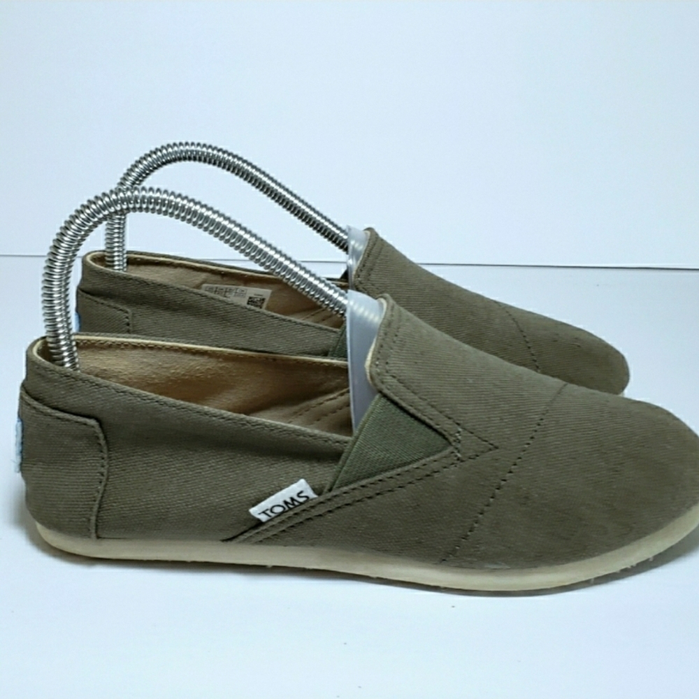 Toms Tan Algaparta Slipon Shoes Flats